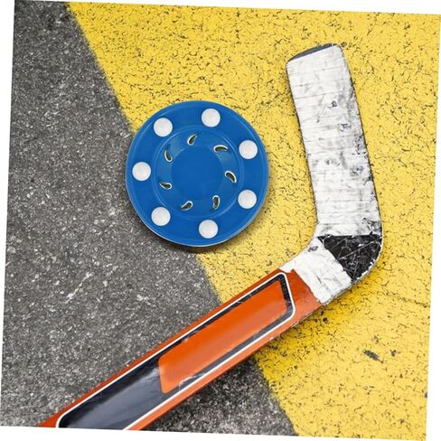 Sosoport قطعتان من كرات تدريب الهوكي المضمنة الاحترافية، مادة مطاطية قوية لممارسة التمارين في الشوارع والداخلية لملحقات تدريب ألعاب الهوكي in Kuwait
