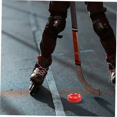 Sosoport قطعتان من كرات تدريب الهوكي المضمنة الاحترافية، مادة مطاطية قوية لممارسة التمارين في الشوارع والداخلية لملحقات تدريب ألعاب الهوكي in Kuwait