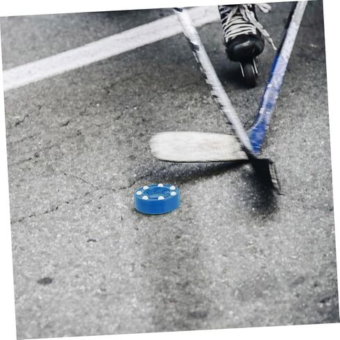 Sosoport قطعتان من كرات تدريب الهوكي المضمنة الاحترافية، مادة مطاطية قوية لممارسة التمارين في الشوارع والداخلية لملحقات تدريب ألعاب الهوكي in Kuwait