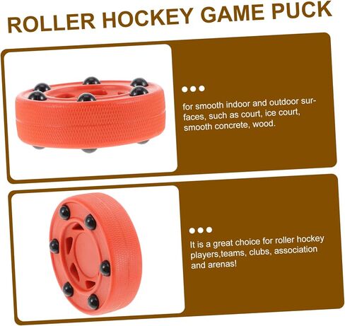 مجموعة كرات الهوكي الدوارة من UKCOCO، كرات هوكي مضمنة قوية لمعدات تدريب ألعاب الشوارع والداخلية للرجال والنساء in Kuwait