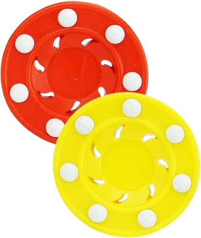 قطعتان من كرات الهوكي الدوارة من تويفيان، كرات تدريب منخفضة الارتداد لهوكي الشوارع، للاستخدام الداخلي والخارجي، مادة مطاطية قوية للأعمار in Kuwait