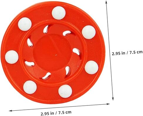 قطعتان من كرات الهوكي الدوارة من تويفيان، كرات تدريب منخفضة الارتداد لهوكي الشوارع، للاستخدام الداخلي والخارجي، مادة مطاطية قوية للأعمار in Kuwait