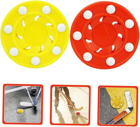 قطعتان من كرات الهوكي الدوارة من تويفيان، كرات تدريب منخفضة الارتداد لهوكي الشوارع، للاستخدام الداخلي والخارجي، مادة مطاطية قوية للأعمار in Kuwait