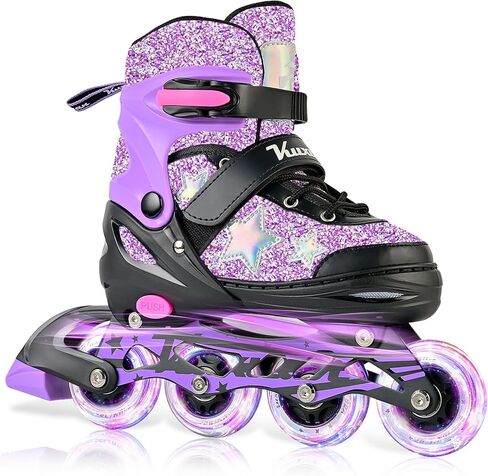 Kuxuan Skates Inline Skates for Girls and Women Outdoor Skates for Kids and Adult with Twinkl Stars Patines para Adultos Hombre Mujer in Kuwait