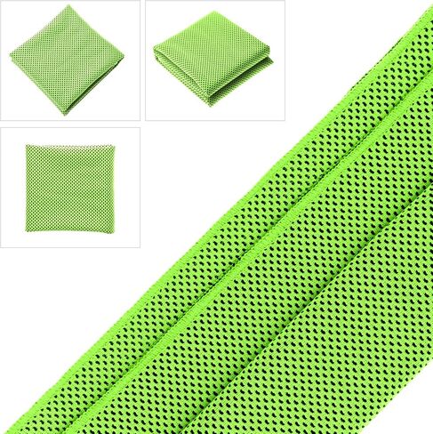 مناشف تبريد بيانج (40 بوصة × 12 بوصة، عبوة من 10 قطع) للرقبة والوجه، منشفة باردة للطقس الحار، الرياضة، التمرين، اللياقة البدنية، صالة الألعاب الرياضية، اليوغا، الجولف، البيلاتس، السفر، التخييم والمزيد in Kuwait