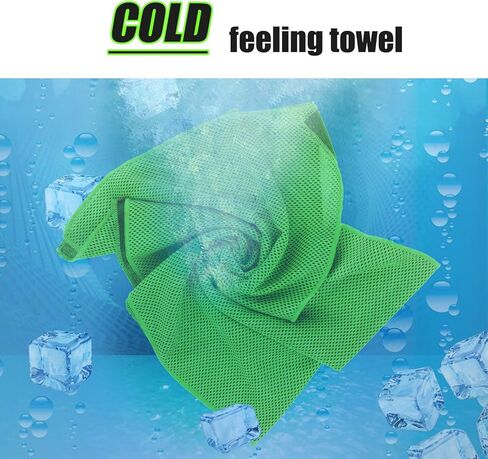 مناشف تبريد بيانج (40 بوصة × 12 بوصة، عبوة من 10 قطع) للرقبة والوجه، منشفة باردة للطقس الحار، الرياضة، التمرين، اللياقة البدنية، صالة الألعاب الرياضية، اليوغا، الجولف، البيلاتس، السفر، التخييم والمزيد in Kuwait