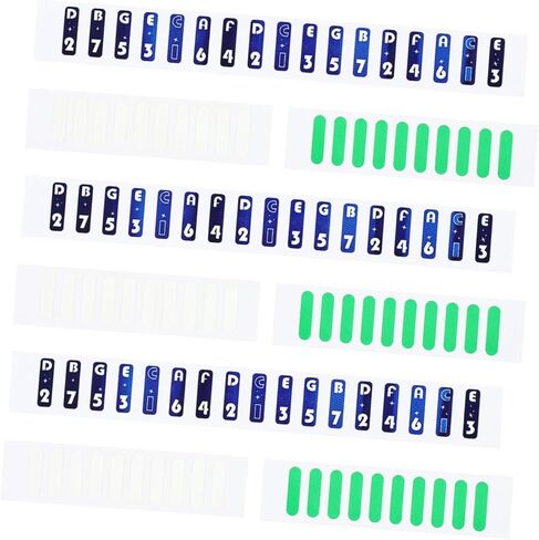 ملصقات مقياس لوحة مفاتيح البيانو للمبتدئين، ملصقات مفاتيح البيانو قابلة للإزالة، ملحقات الإبهام سهلة القراءة in Kuwait