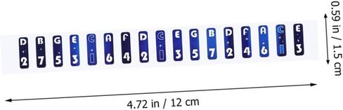ملصقات مقياس لوحة مفاتيح البيانو للمبتدئين، ملصقات مفاتيح البيانو قابلة للإزالة، ملحقات الإبهام سهلة القراءة in Kuwait