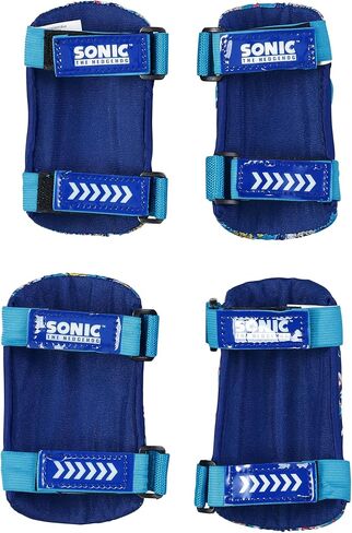 Voyager - Sonic Elbow and Knee Pads for Kids, Protective and Comfortable Outdoor Gear Set for Ages 3+ with Adjustable Velcro Straps, Shock Absorption, Bike Knee Pads for Boys and Girls in Saudi Arabia
