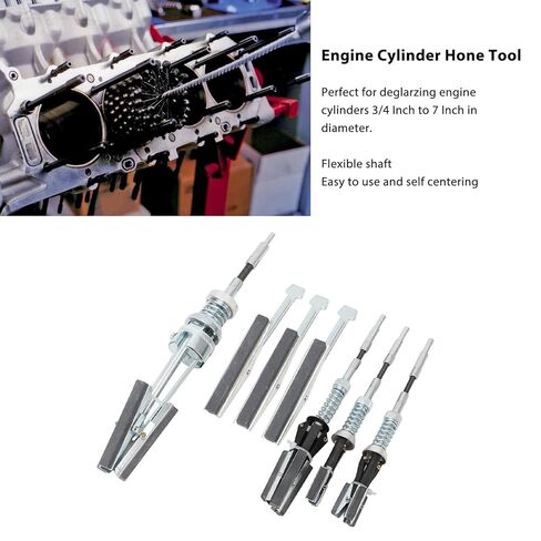 Engine Cylinder 7PCS Hone Tool KIT Adjustable with 220 GRIT Stones for Automotive Applications in Saudi Arabia