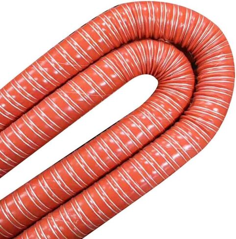 Silicone Air Duct Hose 4 meter-13.1 feet, High-Temp Flexible Vent Pipe for Automotive Heaters/Industrial Fumes, 1.9-50 Centimeter Inside Diameter(Inside Dia - 6.30cm/2.48 inches) in Saudi Arabia