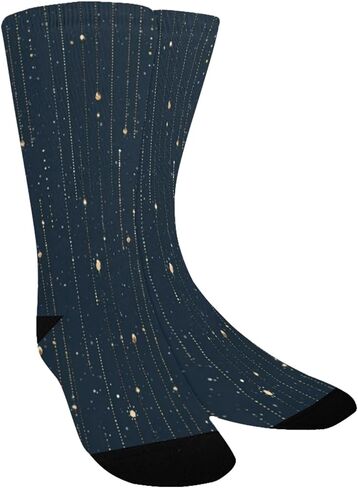 جوارب داكنة للمشي لمسافات طويلة من Starry Night Drapes - جوارب شتوية حرارية سميكة دافئة للأولاد والبنات للمدرسة، والارتداء اليومي والأنشطة الخارجية in Kuwait