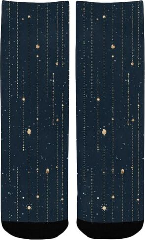 جوارب داكنة للمشي لمسافات طويلة من Starry Night Drapes - جوارب شتوية حرارية سميكة دافئة للأولاد والبنات للمدرسة، والارتداء اليومي والأنشطة الخارجية in Kuwait