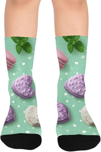 جوارب ماكارون هارتس للمشي لمسافات طويلة - جوارب شتوية حرارية سميكة دافئة للأولاد والبنات الصغار للمدرسة، والارتداء اليومي والأنشطة الخارجية in Kuwait