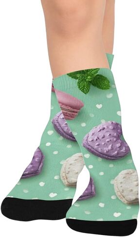 جوارب ماكارون هارتس للمشي لمسافات طويلة - جوارب شتوية حرارية سميكة دافئة للأولاد والبنات الصغار للمدرسة، والارتداء اليومي والأنشطة الخارجية in Kuwait