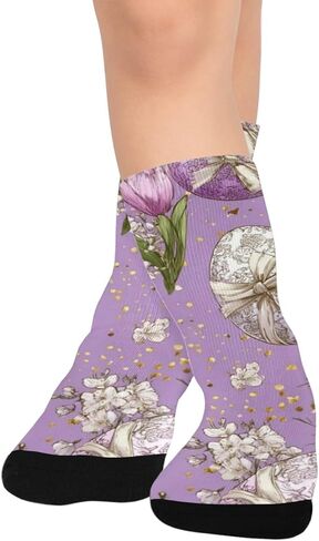 جوارب ناعمة على شكل قلب بيضة زهرية للتنزه سيرًا على الأقدام - جوارب شتوية حرارية سميكة دافئة للأولاد والبنات للمدرسة، والارتداء اليومي والأنشطة الخارجية in Kuwait