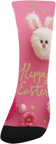 جوارب عيد الفصح للمشي لمسافات طويلة من Red Art Bunny - جوارب شتوية حرارية سميكة دافئة للأولاد والبنات للمدرسة، والارتداء اليومي والأنشطة الخارجية in Kuwait