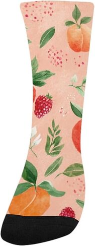 جوارب المشي لمسافات طويلة بألوان مائية من Fruit Vibe Art - جوارب شتوية حرارية سميكة دافئة للأولاد والبنات للمدرسة، والارتداء اليومي والأنشطة الخارجية in Kuwait