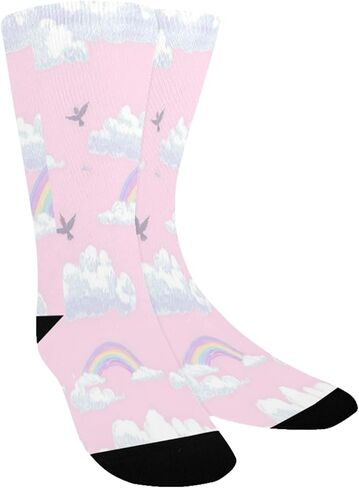 جوارب باستيل قوس قزح سكاي للمشي لمسافات طويلة - جوارب شتوية حرارية سميكة دافئة للأطفال الصغار للأولاد والبنات للمدرسة، والارتداء اليومي والأنشطة الخارجية in Kuwait