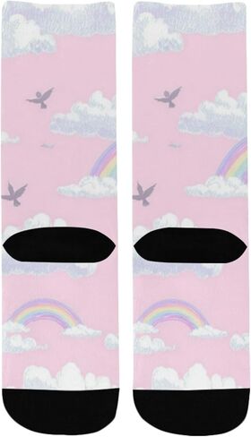 جوارب باستيل قوس قزح سكاي للمشي لمسافات طويلة - جوارب شتوية حرارية سميكة دافئة للأطفال الصغار للأولاد والبنات للمدرسة، والارتداء اليومي والأنشطة الخارجية in Kuwait