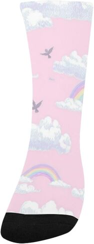 جوارب باستيل قوس قزح سكاي للمشي لمسافات طويلة - جوارب شتوية حرارية سميكة دافئة للأطفال الصغار للأولاد والبنات للمدرسة، والارتداء اليومي والأنشطة الخارجية in Kuwait