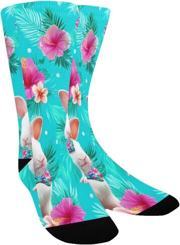 جوارب المشي لمسافات طويلة باللون الأزرق على شكل أرنب استوائي - جوارب شتوية حرارية سميكة دافئة للأطفال الصغار للأولاد والبنات للمدرسة، والارتداء اليومي والأنشطة الخارجية in Kuwait