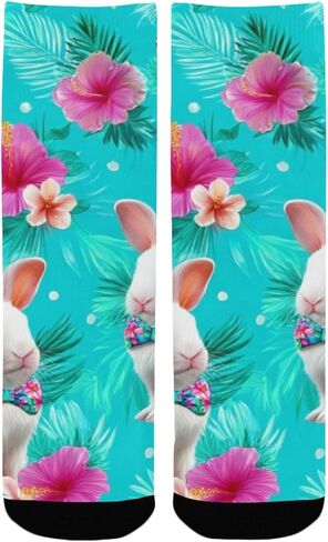 جوارب المشي لمسافات طويلة باللون الأزرق على شكل أرنب استوائي - جوارب شتوية حرارية سميكة دافئة للأطفال الصغار للأولاد والبنات للمدرسة، والارتداء اليومي والأنشطة الخارجية in Kuwait