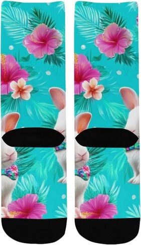 جوارب المشي لمسافات طويلة باللون الأزرق على شكل أرنب استوائي - جوارب شتوية حرارية سميكة دافئة للأطفال الصغار للأولاد والبنات للمدرسة، والارتداء اليومي والأنشطة الخارجية in Kuwait