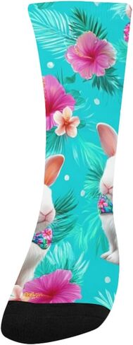 جوارب المشي لمسافات طويلة باللون الأزرق على شكل أرنب استوائي - جوارب شتوية حرارية سميكة دافئة للأطفال الصغار للأولاد والبنات للمدرسة، والارتداء اليومي والأنشطة الخارجية in Kuwait