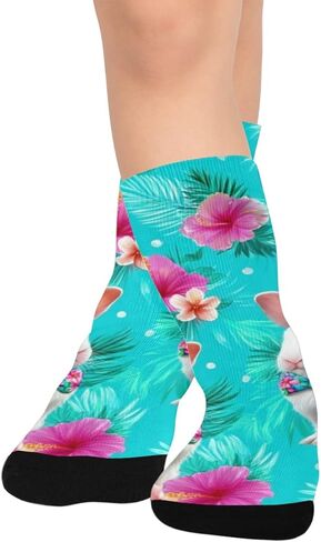 جوارب المشي لمسافات طويلة باللون الأزرق على شكل أرنب استوائي - جوارب شتوية حرارية سميكة دافئة للأطفال الصغار للأولاد والبنات للمدرسة، والارتداء اليومي والأنشطة الخارجية in Kuwait