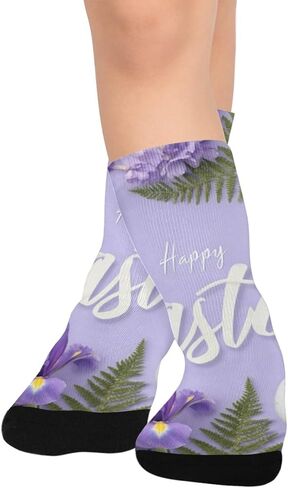 جوارب التنزه سيرًا على الأقدام لبيض عيد الفصح من باستيل - جوارب شتوية حرارية سميكة دافئة للأولاد والبنات الصغار للمدرسة، والارتداء اليومي والأنشطة الخارجية in Kuwait