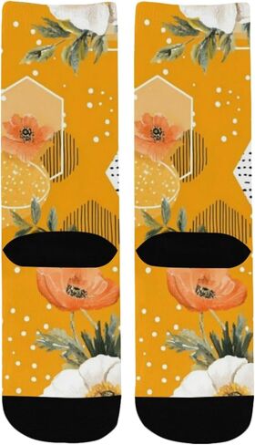 جوارب برايت بلوم آرت للمشي لمسافات طويلة - جوارب شتوية حرارية سميكة دافئة للأطفال الصغار للأولاد والبنات للمدرسة، والارتداء اليومي والأنشطة الخارجية in Kuwait