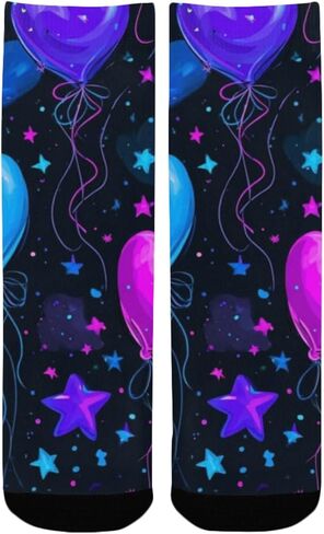 جوارب للمشي لمسافات طويلة على شكل قلوب نيون - جوارب شتوية حرارية سميكة دافئة للأولاد والبنات للمدرسة، والارتداء اليومي والأنشطة الخارجية in Kuwait