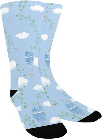 جوارب للمشي لمسافات طويلة على شكل قلوب بالون السماء - جوارب شتوية حرارية سميكة دافئة للأطفال الصغار للأولاد والبنات للمدرسة، والارتداء اليومي والأنشطة الخارجية in Kuwait