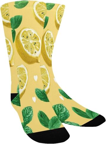 جوارب المشي لمسافات طويلة على شكل قلوب الليمون والنعناع - جوارب شتوية حرارية سميكة دافئة للأولاد والبنات الصغار للمدرسة، والارتداء اليومي والأنشطة الخارجية in Kuwait