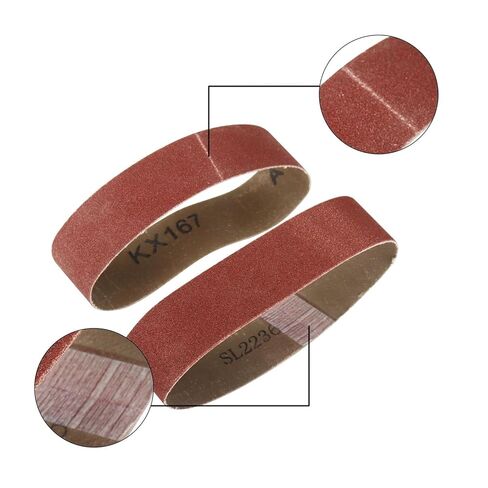 10pcs Sanding Belt Set 330x30mm Abrasive Sander Accessories for Metal Wood Furniture Grinding Pneumatic(1000) in Saudi Arabia