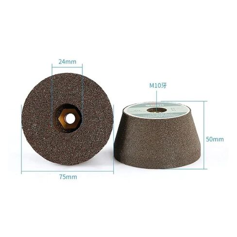 Cup Type Diamond Polishing Wheel 50/100/200Grits Stone Grinding Head Abrasive Angle Grinder for Granite Marble Tile Trimming(200grits) in Saudi Arabia