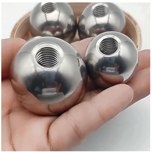 Solid 304 Stainless Steel Ball,M2 Ball Head Screw,Diameter: 40mm-60mm,semi-Threaded(5mm*m2) in Saudi Arabia