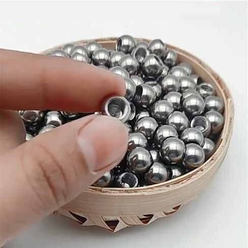 Solid 304 Stainless Steel Ball,M2 Ball Head Screw,Diameter: 40mm-60mm,semi-Threaded(5mm*m2) in Saudi Arabia