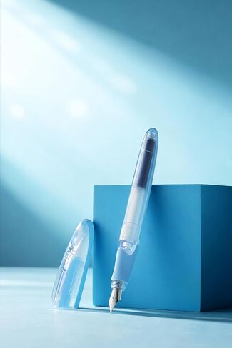 قلم نافورة ثلاثي ، الكتابة السلسة ، غطاء ملاءمة ، الاستخدام اليومي بأسعار معقولة (الشوكولاتة ، المتوسطة) in Kuwait