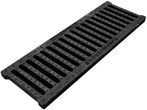 Non-Slip Channel Drain - Rectangular Floor Grate for Sidewalks, Gardens & Factories - 4/5/6 Inch Trench Drain Cover for Efficient Water Drainage in Kuwait