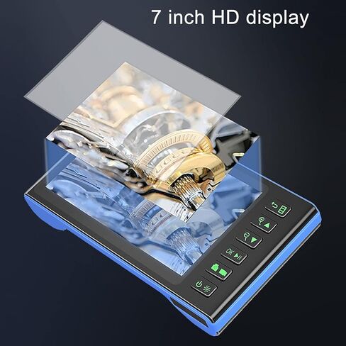 المنظار الصناعي المحمول HD 7 بوصة 7.9 ملم عدسة مزدوجة IP67 ABS كاميرا فحص الإسكان للأنابيب in Saudi Arabia