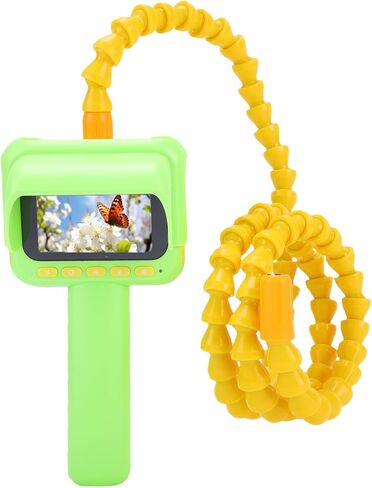 Focket Kids Endoscope, 2.8 Inch HD Screen Snake Scope Camera with IP67 Design 8 Adjustable LEDs for Outdoor Exploration 4 to 10 Years Old in Saudi Arabia