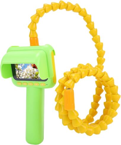 Focket Kids Endoscope, 2.8 Inch HD Screen Snake Scope Camera with IP67 Design 8 Adjustable LEDs for Outdoor Exploration 4 to 10 Years Old in Saudi Arabia