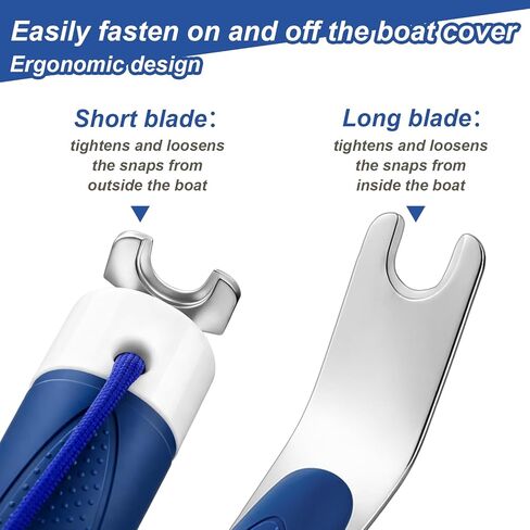 أداة Snapper لقماش القارب، أداة كبس للغطاء، أداة تثبيت شديدة التحمل مع 50 مجموعة من أزرار الفولاذ المقاوم للصدأ مع صندوق تخزين مقاوم للصدأ لغطاء القارب مقاس 3/8 بوصة، قماش الخيام in Kuwait