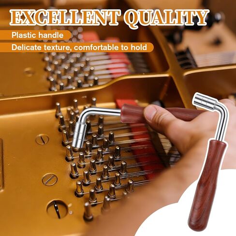 Piano Tuning Wrench, Music Instrument Tuning Wrench Professional Pianos Tunings Wrenchs Autoharp Tunings Wrenchs Harp Piano Tuner Tools for Lyre Harp and Other Small Stringed Instruments in Saudi Arabia