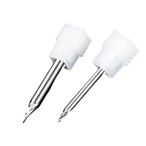 2 قطعة لقمة نقش ثلاثية الأبعاد 3.175 4 6 6.35 مللي متر عرقوب 10-90 درجة لقمة توجيه كربيد نهاية مطحنة V لقمة فتحة لأعمال النجارة (6.35x0.3x50 مللي متر 45D) in Kuwait