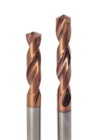 3D 5D الصلبة كربيد تويست لقم الحفر المعدنية الحفر ثقب للحديد الصلب الألومنيوم المغلفة للأغراض العامة (12.6 مم، 5D) in Kuwait