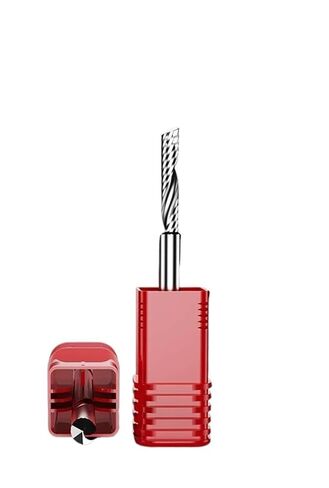 2 قطعة 3.175 عرقوب دوامة Upcut راوتر بت واحدة الناي كربيد نهاية المطاحن النقش قاطعة المطحنة أداة (H07051507) in Kuwait