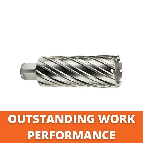 Slugger by Fein HSS Annular Cutter with Enhanced Cutting Geometry for Precision Drilling - High-Durability Steel, 3" Cutting Depth, 1-9/16" Bore Diameter, 3/4" Straight Shank - 63134396003 in Saudi Arabia